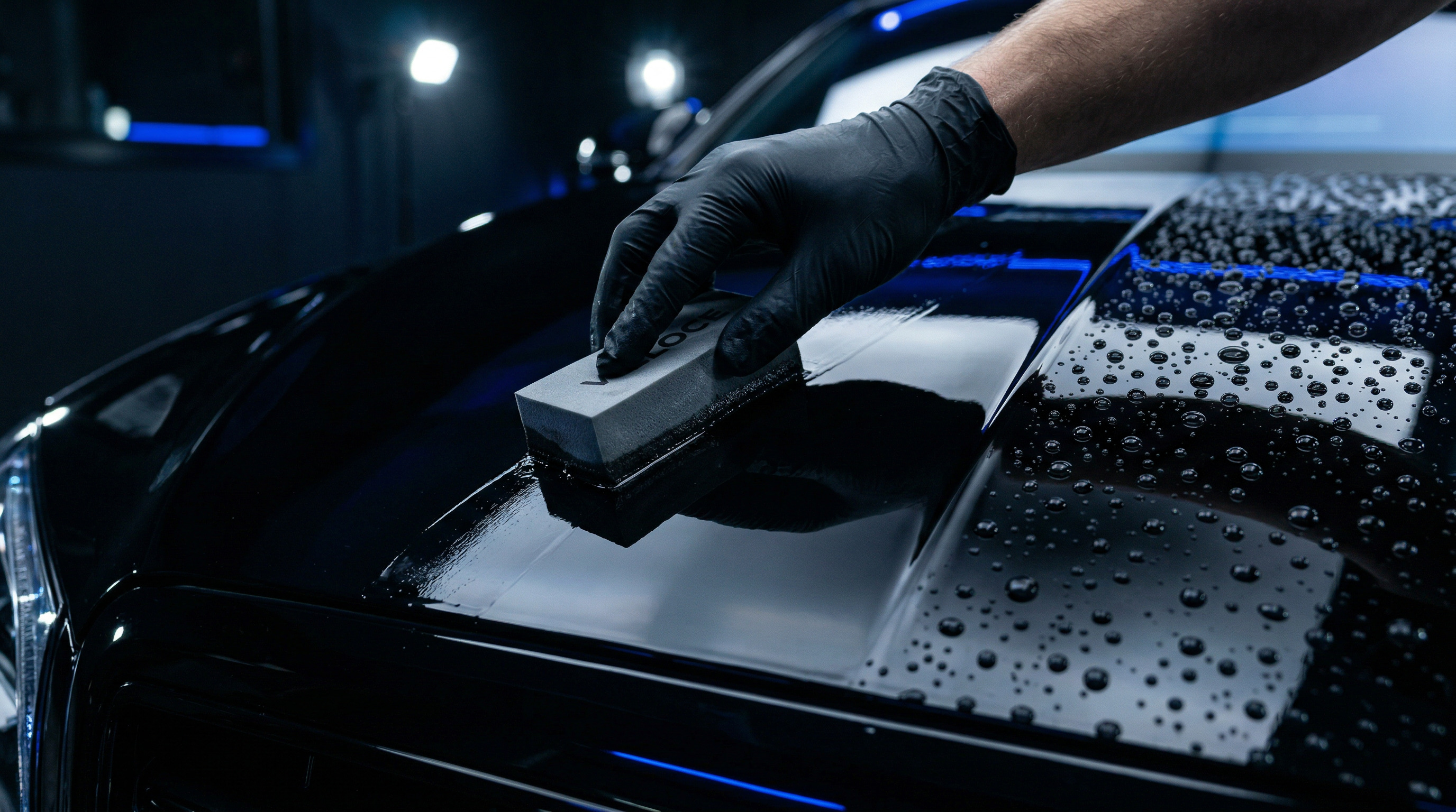 Ceramic coating application